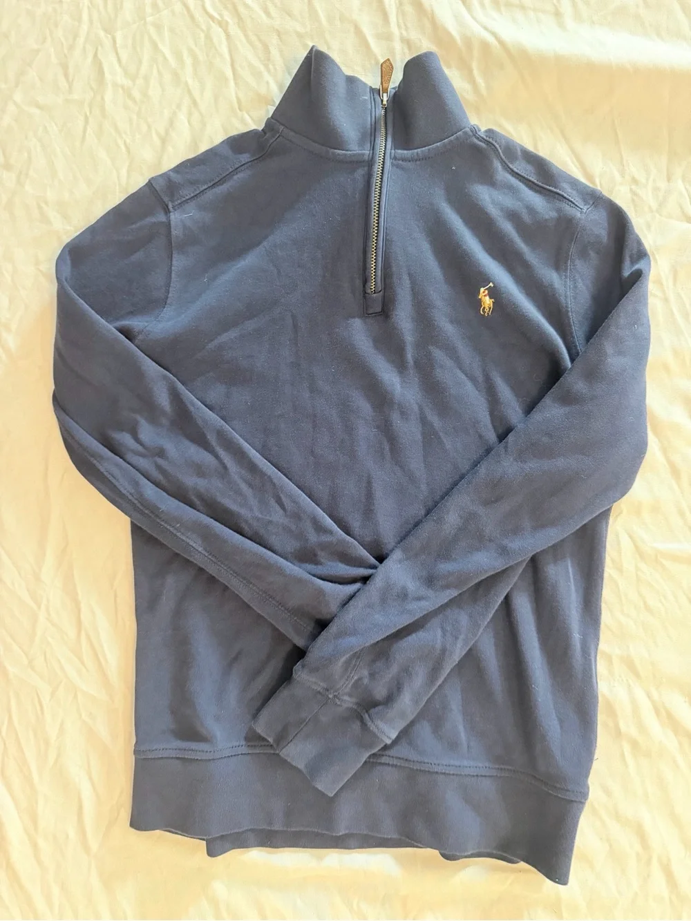 Polo by Ralph Lauren Navy Half-Zip Sweater